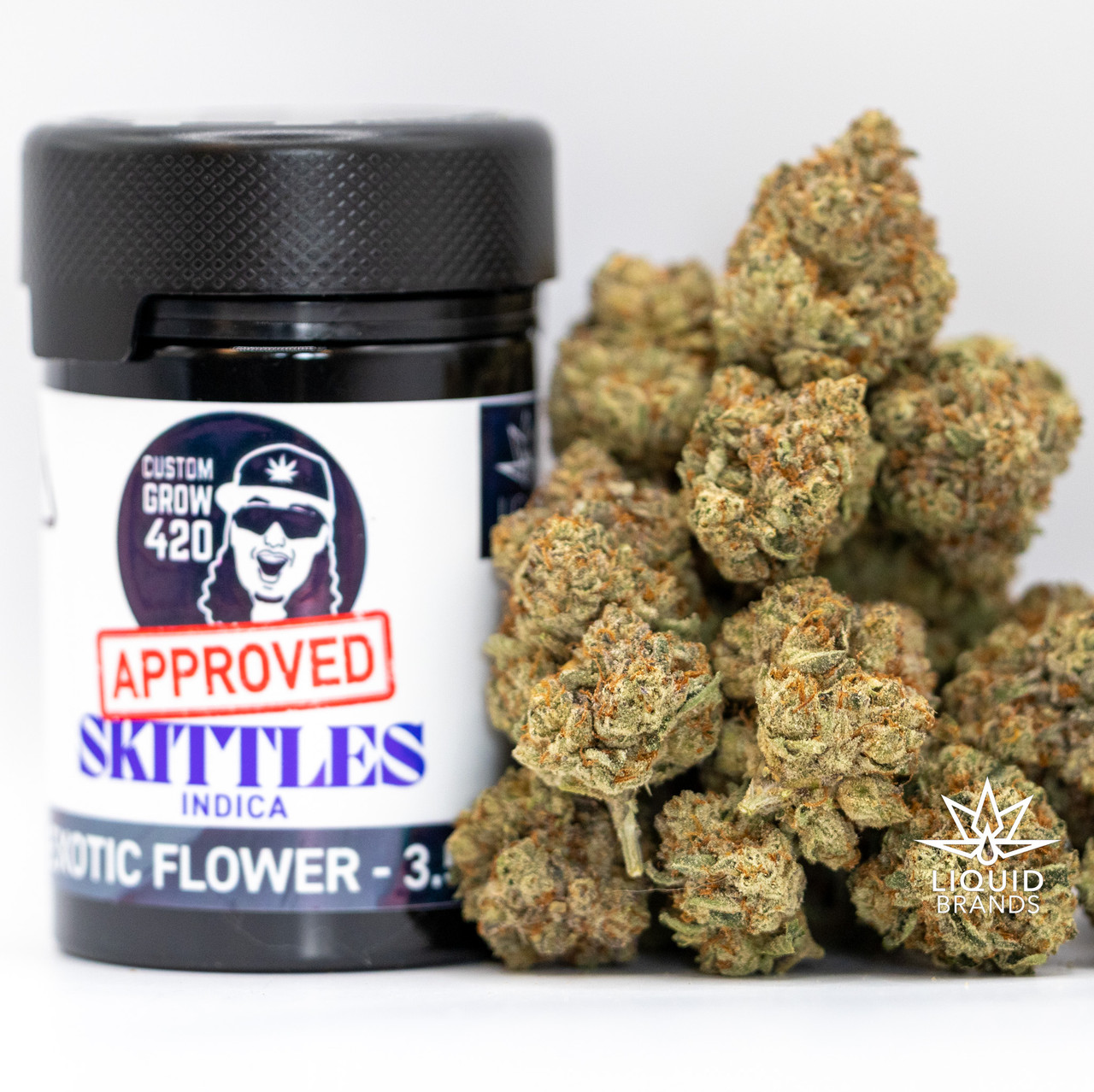 Skittles Exotic - Custom Grow 420 Collab 3.5g Indica Flower - Liquid ...